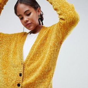 ASOS Petite Chenille Cropped Cardigan
